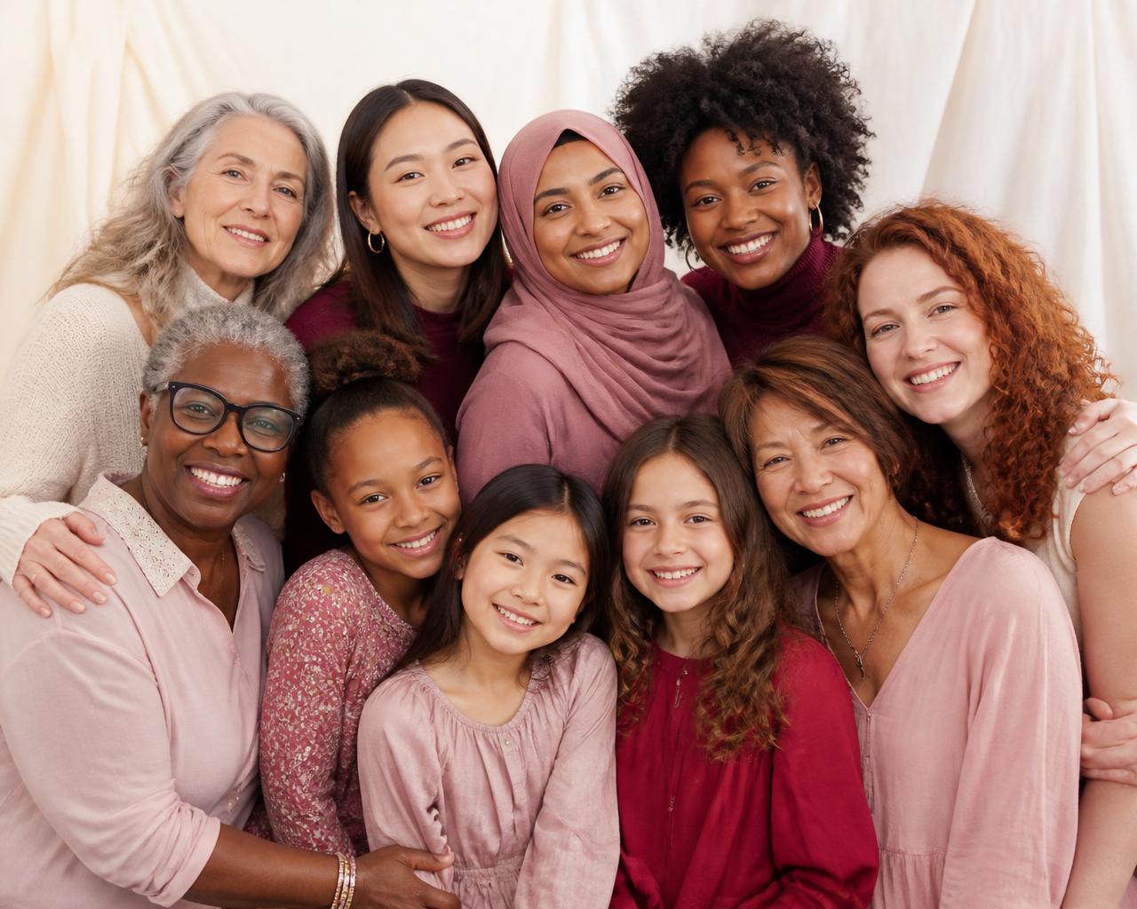 Intergenerational women together